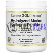 Hydrolyzed Marine Collagen Peptides (200 гр: 40 порций), California Gold Nutrition