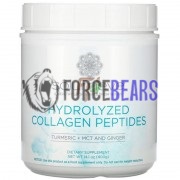 Hydrolyzed Collagen Peptides with Turmeric MCT & Ginger (400 гр: 26 порций), Solumeve