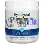 Hydrolyzed Collagen Peptides [Type I & III] (460 гр: 46 порций), Lake Avenue Nutrition