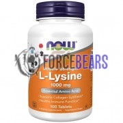 L-Lysine [Double Strength] (100 шт по 1000 мг), NOW Foods
