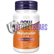 Melatonin (180 шт по 3 мг), NOW Foods