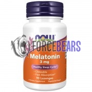 Melatonin (90 шт по 3 мг), NOW Foods