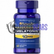 Melatonin [Super Strength] (60 шт по 10 мг), Puritan's Pride