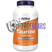 Taurine [Double Strength] (250 шт по 1000 мг), NOW Foods