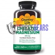 Chelated Magnesium (240 шт), Country Life