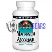 Magnesium Ascorbate [Powder] (227 гр: 181 порций), Source Naturals