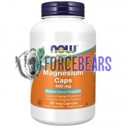Magnesium капс 400 мг (180 шт), NOW Foods