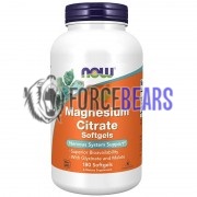 Magnesium Citrate (180 шт), NOW Foods