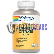 Magnesium Citrate 400 мг (180 шт), Solaray