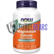 Magnesium Citrate [Pure Powder] (227 гр: 76 порций), NOW Foods