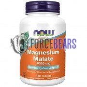 Magnesium Malate (180 шт по 1000 мг), NOW Foods