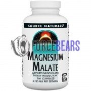Magnesium Malate [3750 мг per порцийing] (200 шт), Source Naturals
