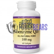 Coenzyme Q10 [All-Natural Form] (60 шт по 100 мг), Natural Factors