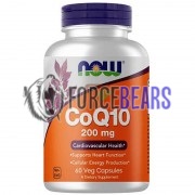 CoQ10 (60 шт по 200 мг), NOW Foods