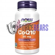CoQ10 30 мг (120 шт по 30 мг), NOW Foods