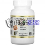 CoQ10 [Fermented] (120 шт по 200 мг), California Gold Nutrition