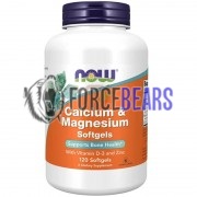 Calcium & Magnesium [with Vitamin D3 and Zinc] (120 шт), NOW Foods