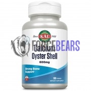 Calcium Oyster Shell (100 шт по 600 мг), KAL