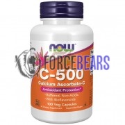 C-500 [Calcium Ascorbate] (100 шт по 500 мг), NOW Foods