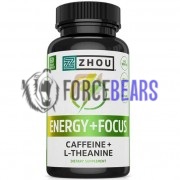 Energy + Focus [Caffeine with L-Theanine] (60 шт), ZHOU