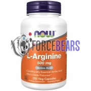 L-Arginine (250 шт по 500 мг), NOW Foods